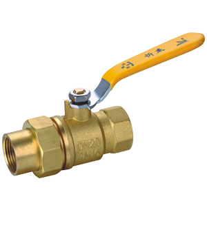 XJ-207 Brass ball valve with union