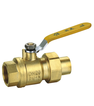 XJ-206 Brass ball valve with union